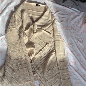Women’s tan cardigan